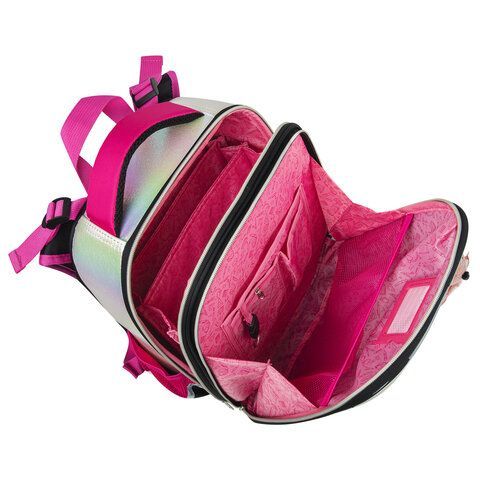 Ранец BRAUBERG SHINY, 2 отделения, &quot;Curious mouse&quot;, 36х28х14 см, 270696