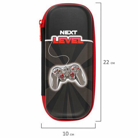 Пенал BRAUBERG, 1 отделение, 1 откидная планка, EVA, 22х10х5 см, &quot;Next level&quot;, 270703