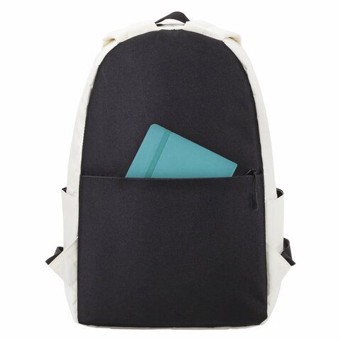 Рюкзак BRAUBERG POSITIVE универсальный, карман-антивор, &quot;Beige&quot;, 42х28х14 см, 270776