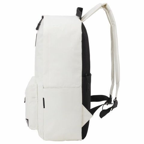 Рюкзак BRAUBERG POSITIVE универсальный, карман-антивор, &quot;Beige&quot;, 42х28х14 см, 270776