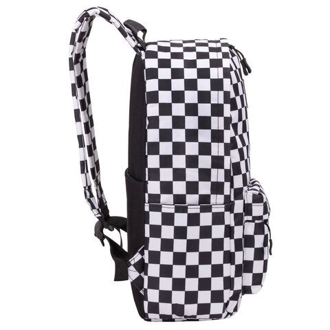 Рюкзак BRAUBERG POSITIVE универсальный, карман-антивор, &quot;Black and White&quot;, 42х28х14 см, 270777