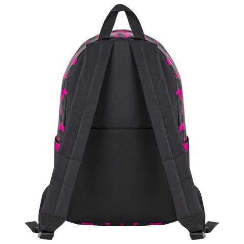 Рюкзак BRAUBERG POSITIVE универсальный, карман-антивор, &quot;Pink Rabbits&quot;, 42х28х14 см, 270780