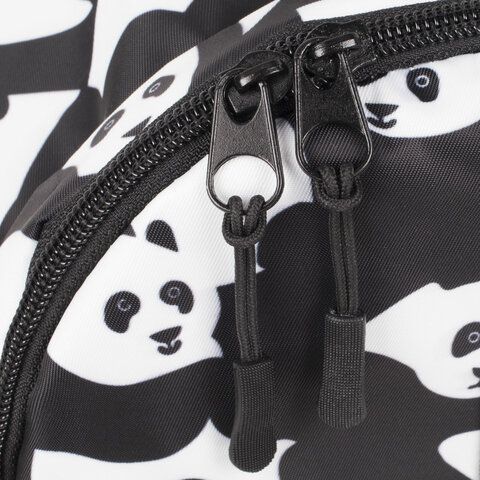 Рюкзак BRAUBERG POSITIVE универсальный, карман-антивор, &quot;Pandas&quot;, 42х28х14 см, 270781