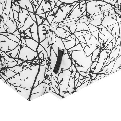 Рюкзак BRAUBERG СИТИ-ФОРМАТ универсальный, &quot;Twigs on white&quot;, белый, 41х32х14 см, 270794