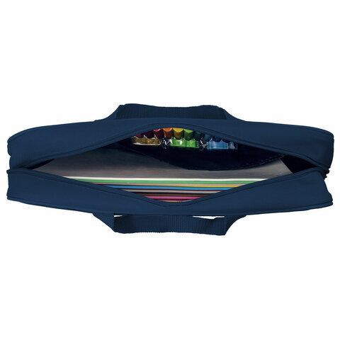 Папка на молнии с ручками BRAUBERG А4, 1 отделение, полиэстер, 80 мм, &quot;Future&quot;, 270965