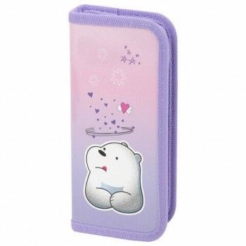 Пенал ПИФАГОР 3 шт., 1 отделение, ламинированный картон, 19х9 см, "White bear", 271098