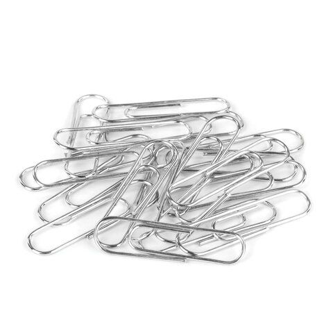 Скрепки EXTRA BRAUBERG 2 шт. 28 мм никелированные 100 штук, 271312