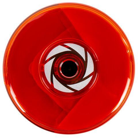 Точилка электрическая BRAUBERG DOUBLE BLADE RED, двойное лезвие, питание от 2 батареек АА, 271338