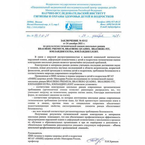 Ранец BRAUBERG PREMIUM, 2 отделения, с брелком, &quot;Venomous spider&quot;, 3D панель, 38х29х16 см, 271355