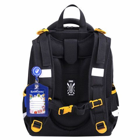 Ранец BRAUBERG PREMIUM, 2 отделения, с брелком, &quot;Venomous spider&quot;, 3D панель, 38х29х16 см, 271355