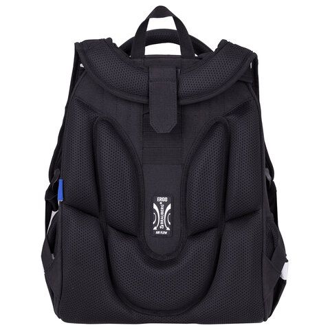 Ранец BRAUBERG LUMINOUS, 2 отделения, с брелоком, &quot;Paws&quot;, СВЕТЯЩИЙСЯ РИСУНОК, 38х29х16 см, 271366