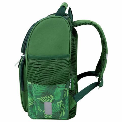 Ранец ПИФАГОР BASIC, 1 отделение, 3 кармана, эргономичная спинка, &quot;Dinoland&quot;, 35х28х18 см, 271373