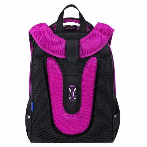 Ранец BRAUBERG SHINY, 2 отделения, с брелоком, &quot;Magic cat&quot;, 38х28х14 см, 271381