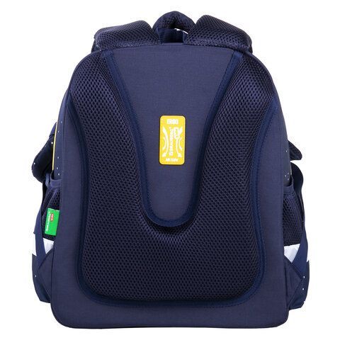 Ранец BRAUBERG KIDS STANDARD, 2 отделения, &quot;Spaceman&quot;, СВЕТЯЩИЙСЯ, 36х28х14 см, 271384