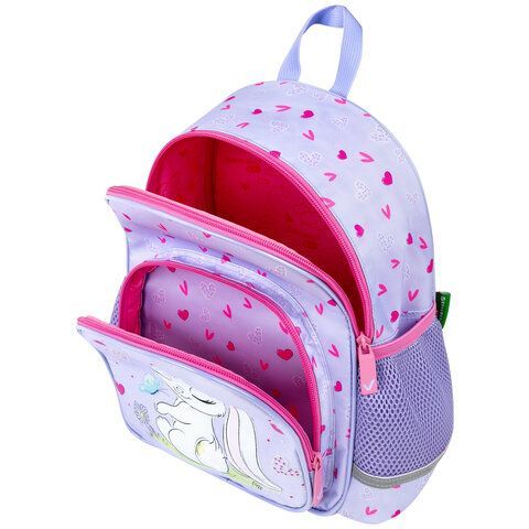 Рюкзак BRAUBERG KIDS PLAY детский, 1 отделение, 3 кармана, &quot;Darling bunny&quot;, 29х23х12 см, 271390