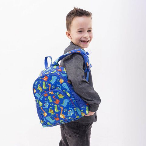 Рюкзак BRAUBERG KIDS PLAY детский, 1 отделение, 3 кармана, &quot;Dinos&quot;, 29х23х12 см, 271392