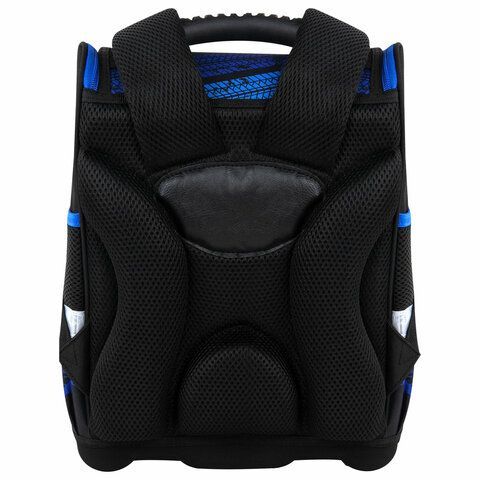 Ранец ЮНЛАНДИЯ WISE, 1 отделение, 3 кармана, устойчивое дно, &quot;Speed race&quot;, 37x29х15 см, 271398