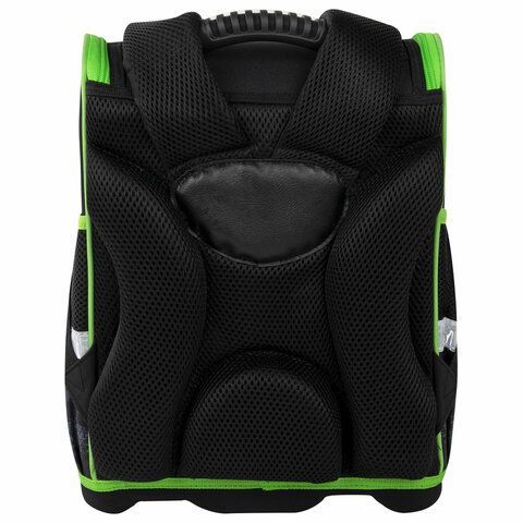 Ранец ЮНЛАНДИЯ WISE, 1 отделение, 3 кармана, устойчивое дно, &quot;Crusher&quot;, 37x29х15 см, 271399
