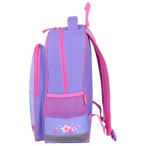 Рюкзак ПИФАГОР SCHOOL, 1 отделение, 3 кармана, &quot;Little beauty&quot;, 38x28х14 см, 271402