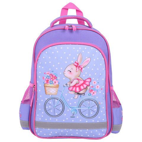 Рюкзак ПИФАГОР SCHOOL, 1 отделение, 3 кармана, &quot;Little beauty&quot;, 38x28х14 см, 271402