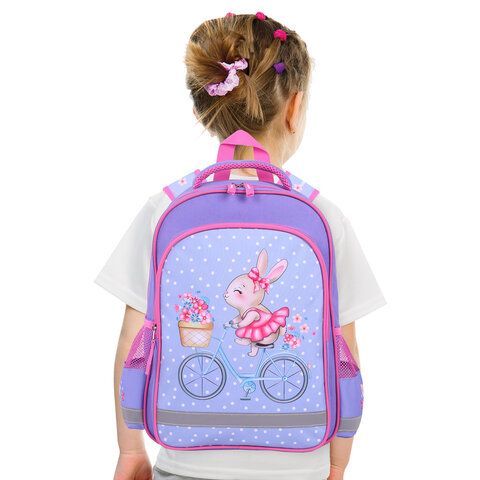 Рюкзак ПИФАГОР SCHOOL, 1 отделение, 3 кармана, &quot;Little beauty&quot;, 38x28х14 см, 271402