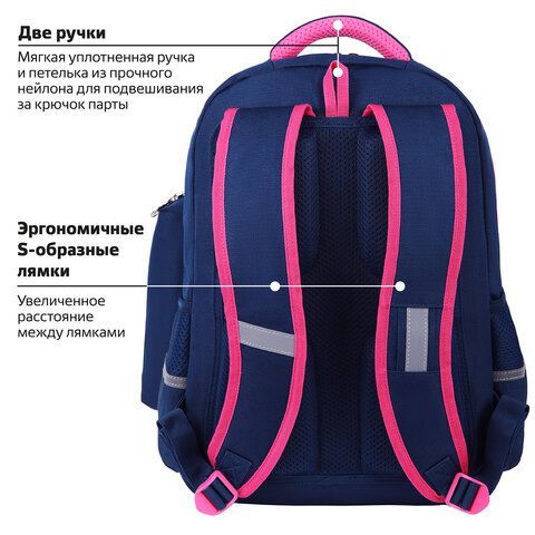Рюкзак ЮНЛАНДИЯ COMPLETE с пеналом в комплекте, эрго-спинка, &quot;Dream team&quot;, 42х29х14 см, 271413