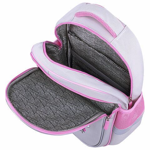 Рюкзак BRAUBERG FAVOUR, 2 отделения, 3 кармана, &quot;Fluffy kittens&quot;, 40х29х15 см, 271417