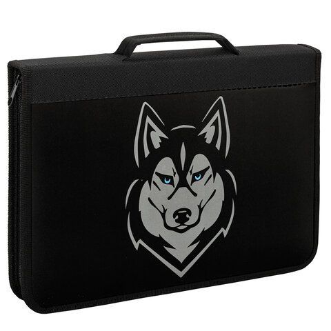 Папка на молнии BRAUBERG А4 с ручкой, с органайзером, 1 отделение, &quot;Husky&quot;, 271450