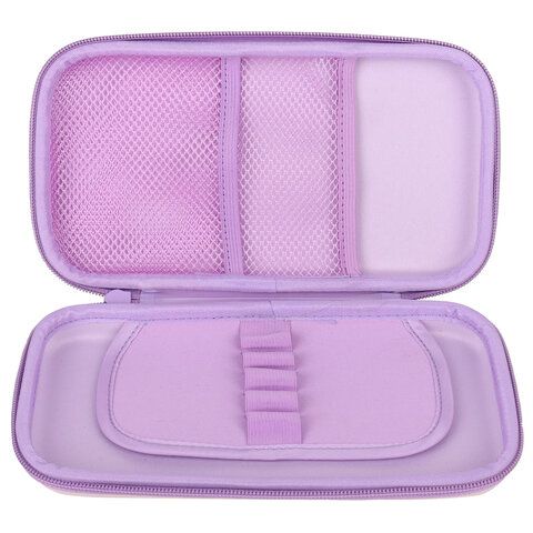 Пенал BRAUBERG SHINY, 1 отделение, 1 откидная планка, EVA, 22х13х4 см, &quot;Cheerful&quot;, 271554