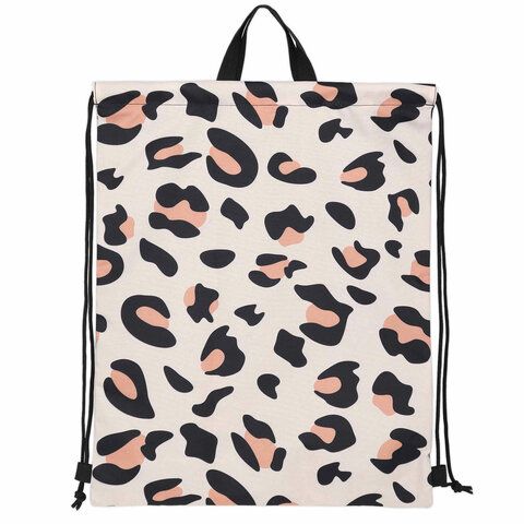 Мешок для обуви BRAUBERG большой удобный с ручкой, 51х41 см, &quot;Wild spots&quot;, 271593