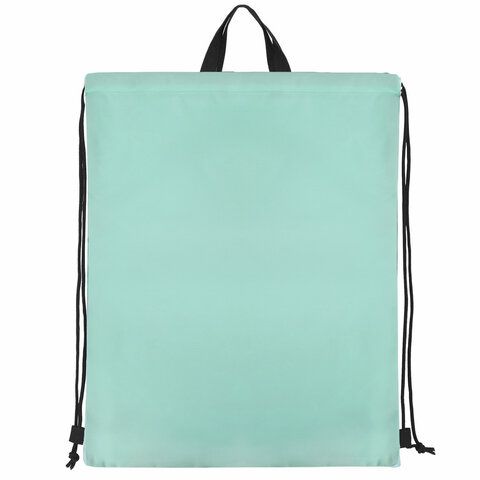 Мешок для обуви BRAUBERG большой удобный с ручкой, 51х41 см, &quot;Mint marble&quot;, 271594