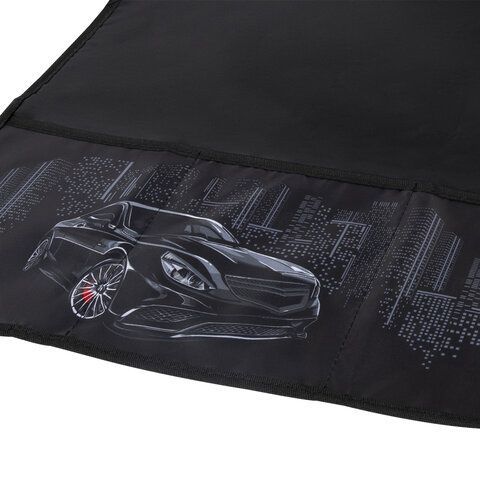Накидка фартук с нарукавниками для труда BRAUBERG, 3 кармана, 46x54 см, &quot;Night Racer&quot;, 271635