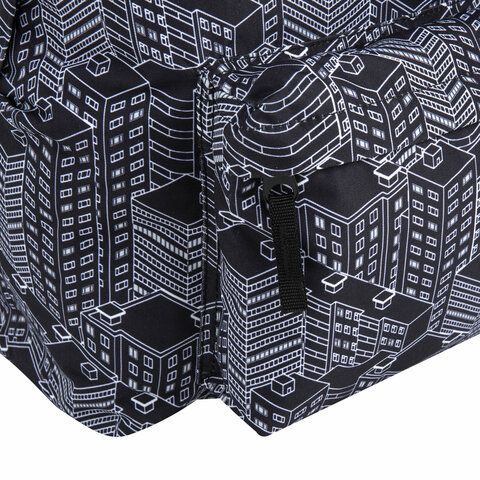 Рюкзак BRAUBERG СИТИ-ФОРМАТ универсальный, &quot;Night city&quot;, черный, 41х32х14 см, 271679