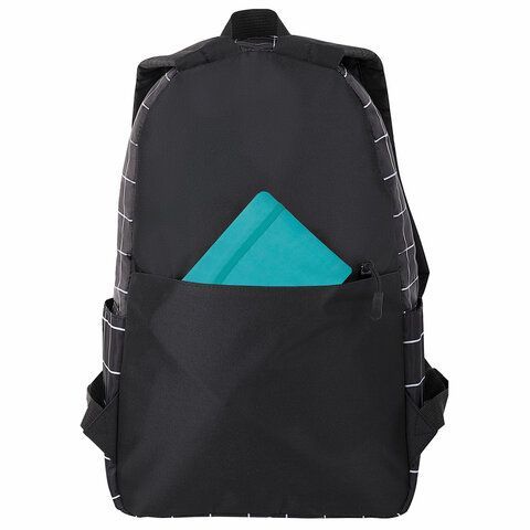 Рюкзак BRAUBERG POSITIVE универсальный, карман-антивор, &quot;Checkered&quot;, 42х28х14 см, 271684