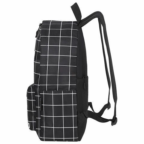 Рюкзак BRAUBERG POSITIVE универсальный, карман-антивор, &quot;Checkered&quot;, 42х28х14 см, 271684