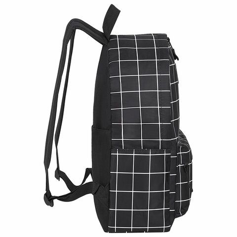 Рюкзак BRAUBERG POSITIVE универсальный, карман-антивор, &quot;Checkered&quot;, 42х28х14 см, 271684