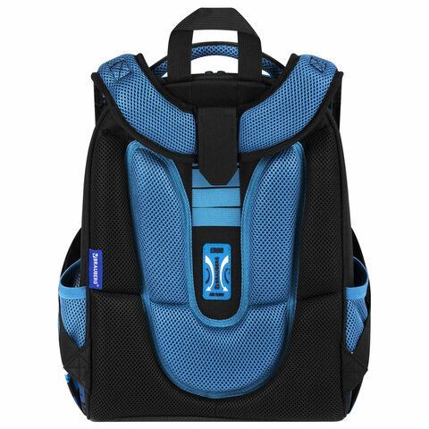 Ранец BRAUBERG PREMIUM, 2 отделения, с брелоком, &quot;Night race&quot;, 3D-панель, 38х29х16 см, 272014