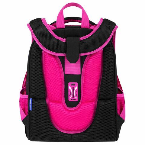 Ранец BRAUBERG PREMIUM, 2 отделения, с брелоком, &quot;Space sweets&quot;, LED-ЛАМПОЧКИ, 38х29х16 см, 272020