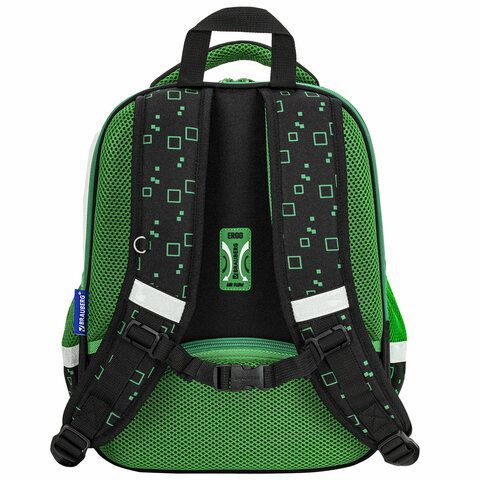 Ранец BRAUBERG FIT, 2 отделения, &quot;Night warrior&quot;, 38х27х14 см, 272023