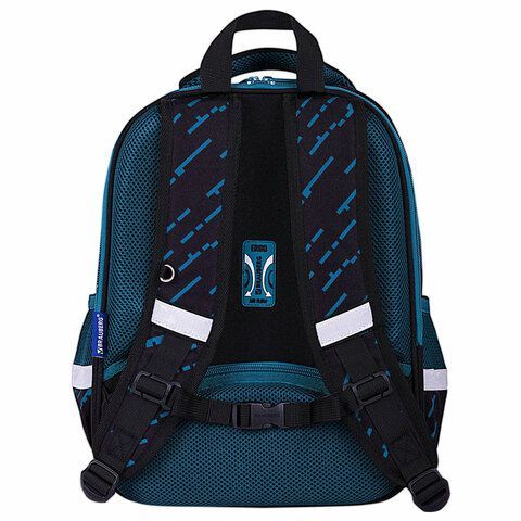 Ранец BRAUBERG FIT, 2 отделения, &quot;Super car&quot;, 38х27х14 см, 272024