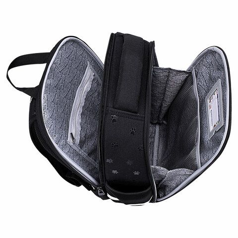 Ранец BRAUBERG FIT, 2 отделения, &quot;Dark cat&quot;, 38х27х14 см, 272026