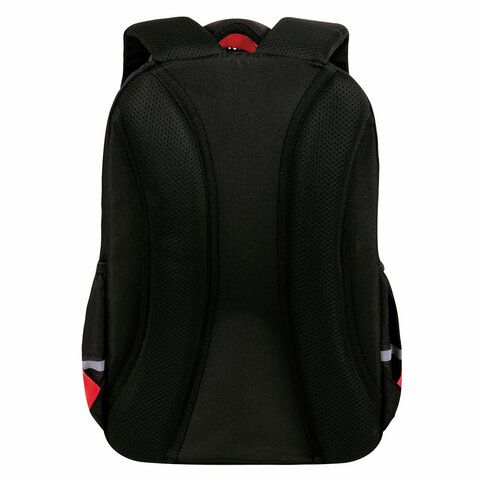 Рюкзак BRAUBERG MOTION, 2 отделения, 3 кармана, &quot;Calm capy&quot;, СВЕТЯЩИЙСЯ, 41х28х17 см, 272032