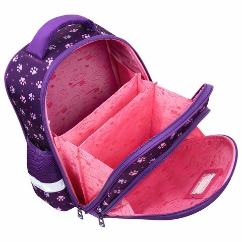 Ранец BRAUBERG KIDS STANDARD, 2 отделения, &quot;Playing kittens&quot;, 36х28х14 см, 272038