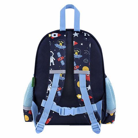 Рюкзак BRAUBERG KIDS PLAY детский, 1 отделение, 3 кармана, &quot;In space&quot;, 29х23х12 см, 272051