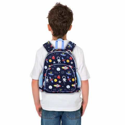 Рюкзак BRAUBERG KIDS PLAY детский, 1 отделение, 3 кармана, &quot;In space&quot;, 29х23х12 см, 272051