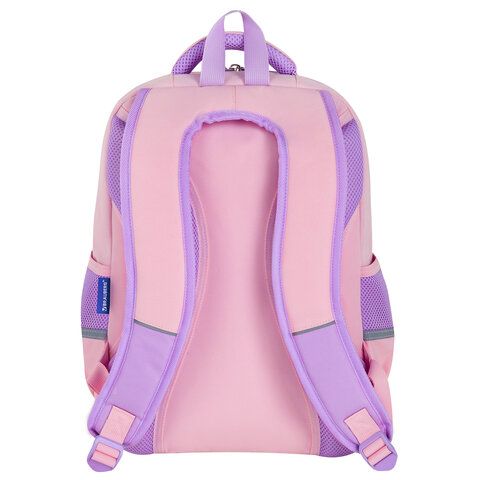 Рюкзак BRAUBERG STAR, 1 отделение, 5 карманов, &quot;Capybara&quot;, розовый, 40x29x13 см, 272062