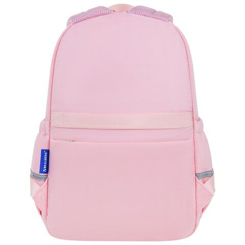Рюкзак BRAUBERG PASTEL с термонашивками в комплекте, &quot;Anime kitten&quot;, персиковый, 40х29х14 см, 272065