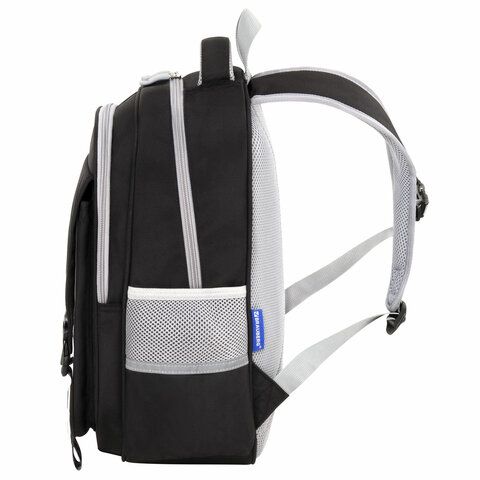 Рюкзак BRAUBERG SNAP, 2 отделения, 3 кармана, &quot;Original black&quot;, 39х28х16 см, 272066