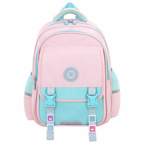 Рюкзак BRAUBERG SNAP, 2 отделения, 3 кармана, &quot;Light pink&quot;, 39х28х16 см, 272067
