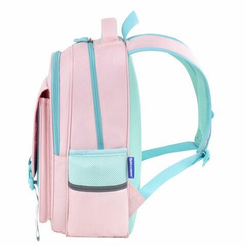Рюкзак BRAUBERG SNAP, 2 отделения, 3 кармана, &quot;Light pink&quot;, 39х28х16 см, 272067